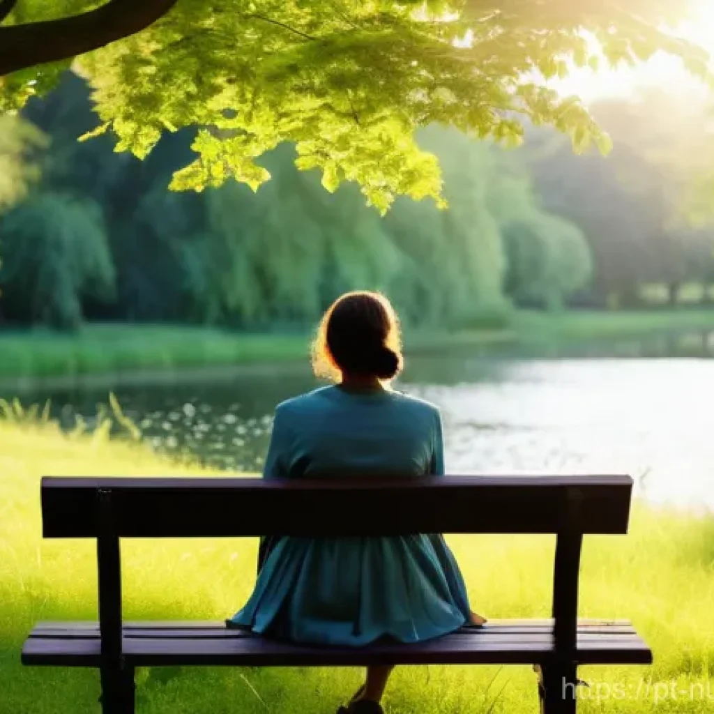 세로토닌 부스팅을 위한 실천 팁 - Serene Morning in Nature**
A person in their late 20s to early 30s, dressed in comfortable, modest ...